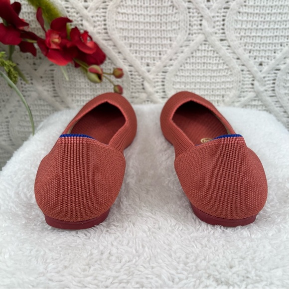 ROTHY'S | Pink Persimmon Retired Marina Round Toe Sustainable Flats - Picture 5 of 15